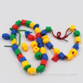 BOX-50 Color Plastic Wood Beads